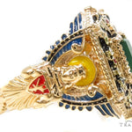 Custom Emerald Angel Ring 37622 - Image 5