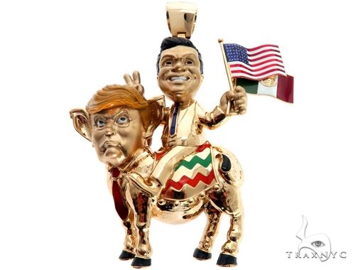 Custom Gold Pendant Caricature 64215 - Image 1