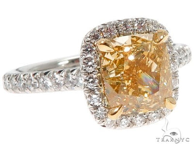 Custom Halo Diamond Engagement Ring 64487 - Image 1