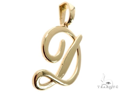Custom Initial 'D' Pendant 64140 - Image 2
