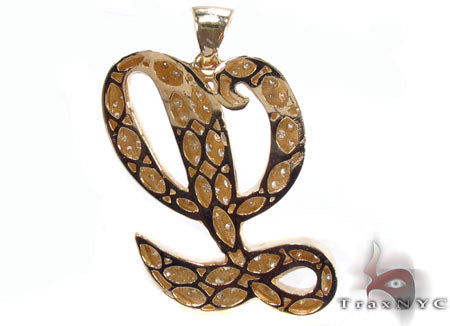 Custom Initial L Pendant 32826 - Image 6