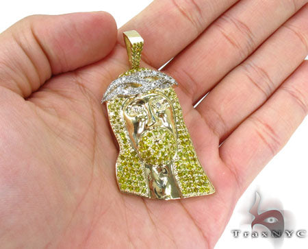 Custom Jesus Pendant 28819 - Image 4