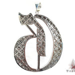 Custom Jewelry - Black Diamond Initial G Pendant 27170 - Image 4