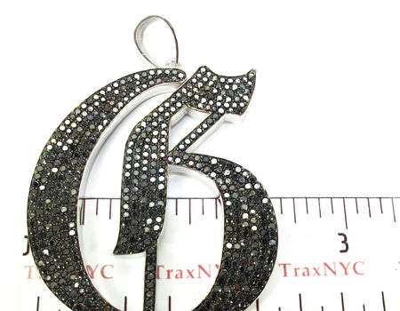 Custom Jewelry - Black Diamond Initial G Pendant 27170 - Image 5