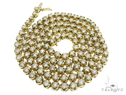 Custom Jewelry - Diamond Chain 26 Inches 6mm   61363 - Image 7