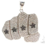 Custom Jewelry - Diamond Fist Pendant 36376 - Image 2