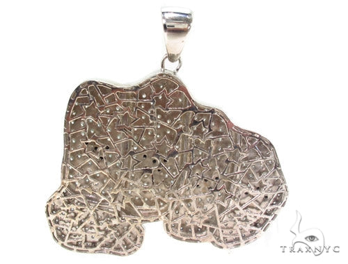 Custom Jewelry - Diamond Fist Pendant 36376 - Image 5