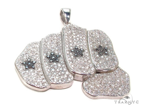 Custom Jewelry - Diamond Fist Pendant 36376 - Image 6