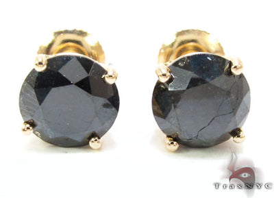 Custom Jewelry - Royal Black Diamond Earrings 5 23905 - Image 1