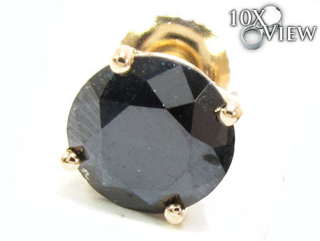 Custom Jewelry - Royal Black Diamond Earrings 5 23905 - Image 3