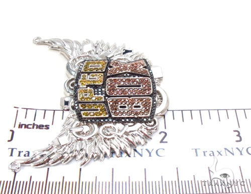 Custom Jewlery - Winged Emblem Pendant 36309 - Image 8