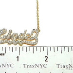Custom Jewlery Diamond Name Necklace 66111 - Image 7