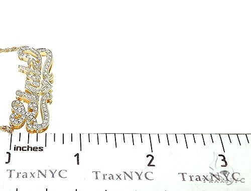Custom Jewlery Diamond Name Necklace 66111 - Image 8