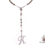 Custom K Initial Rosary Chain 32948 - Image 2