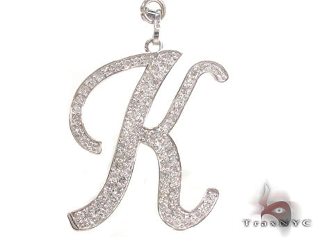 Custom K Initial Rosary Chain 32948 - Image 3
