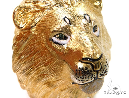 Custom Lion King Diamond Pendant-40110 - Image 3