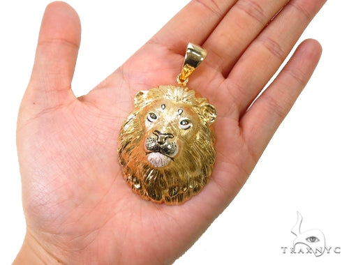 Custom Lion King Diamond Pendant-40110 - Image 7