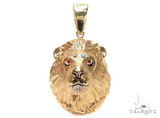 Custom Lion King Pendant with Ruby 42903 - Image 1