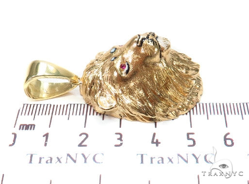 Custom Lion King Pendant with Ruby 42903 - Image 7