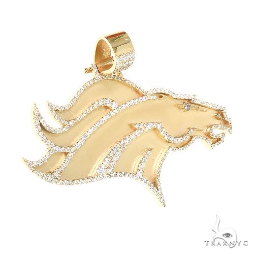 Custom Made 10K Gold Pendant 66840 - Image 2