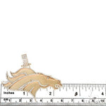 Custom Made 10K Gold Pendant 66840 - Image 4