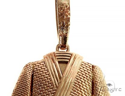 Custom Made 14K Gold Gi Pendant 66318 - Image 5