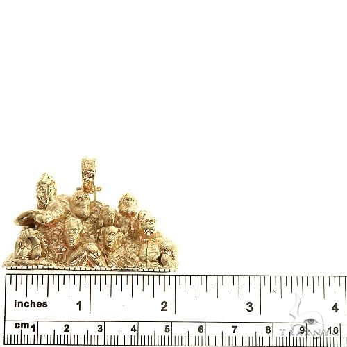 Custom Made 14K Gold Planet Of The Apes Pendant 66388 - Image 7