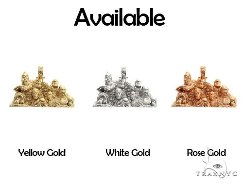 Custom Made 14K Gold Planet Of The Apes Pendant 66388 - Image 9