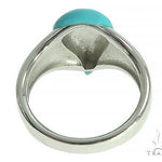 Custom Made 14K White Gold Promise Tear Drop Ring 66179 - Image 5