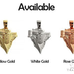 Custom Made 18K Gold Citadelle From Haiti Pendant 66309 - Image 8