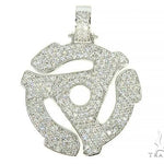 Custom Made 45 RPM Diamond Pendant 66069 - Image 1