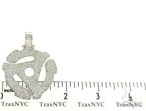 Custom Made 45 RPM Diamond Pendant 66069 - Image 6