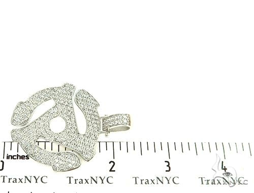 Custom Made 45 RPM Diamond Pendant 66069 - Image 7
