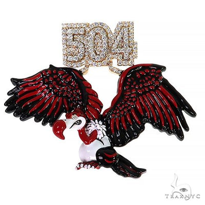 Custom Made 504 Diamond Vulture Pendant 68025 - Image 1