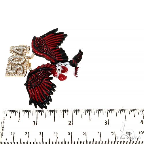 Custom Made 504 Diamond Vulture Pendant 68025 - Image 6