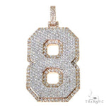 Custom Made '8' Diamond Pendant 67616 - Image 1