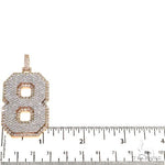 Custom Made '8' Diamond Pendant 67616 - Image 5