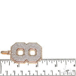 Custom Made '8' Diamond Pendant 67616 - Image 6
