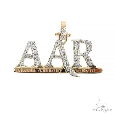 Custom Made 'AAR' Diamond Pendant 66703 - Image 1