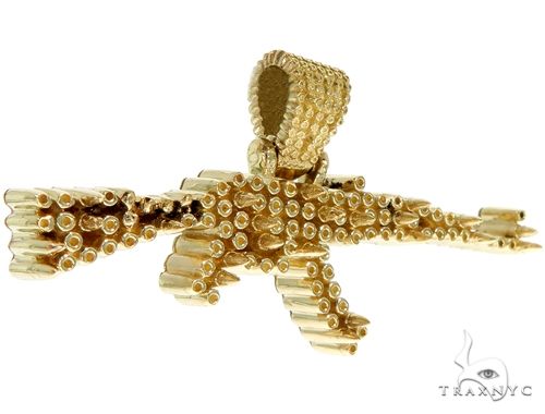 Custom Made AK-47 Assault Rifle Pendant 61369 - Image 2