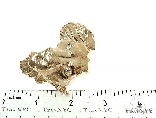 Custom Made African Lion Face Pendant 66302 - Image 5