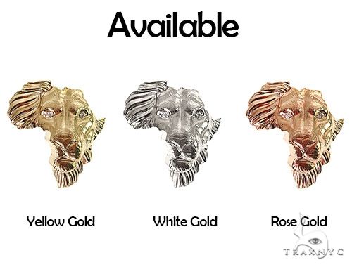 Custom Made African Lion Face Pendant 66302 - Image 6