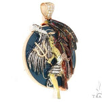 Custom Made Angel and Demon Diamond Pendant 64564 - Image 2