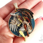 Custom Made Angel and Demon Diamond Pendant 64564 - Image 8