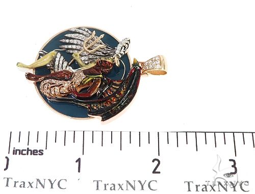 Custom Made Angel and Demon Diamond Pendant 64564 - Image 10