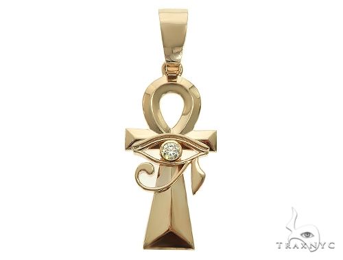 Custom Made Ankh Eye Of Horus Pendant 66104 - Image 1