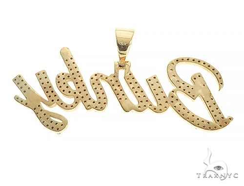 Custom Made BUNKY Diamond Name Pendant 65799 - Image 3