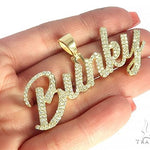 Custom Made BUNKY Diamond Name Pendant 65799 - Image 5