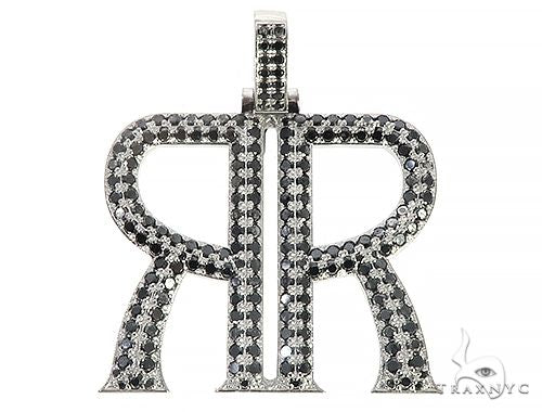 Custom Made Back to Back Mirror 'R' Pendant 65529 - Image 1