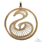 Custom Made Baguette Diamond  Initial 'S' Pendant 68044 - Image 4